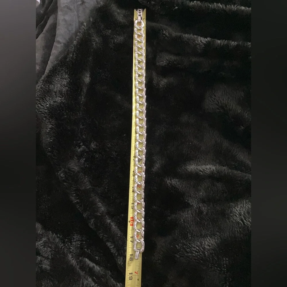 Brighton 💕 Beautiful Engraved on Front and Back Chain Link Necklace w/ Wrapping - Picture 6 of 9